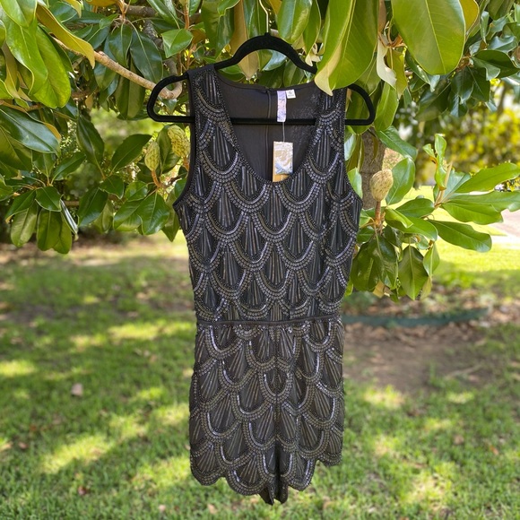 Francesca’s Black Sequin Romper - Picture 10 of 17